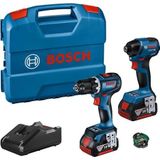 Bosch GDR 18V-220C + GSR 18V-90C Vidalama + 2x4 Akü Kombi Seti