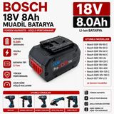 Bosch Gds 18V-350, Gbh 18V-18, Gop 185-Lı İle Uyumlu Muadil Matkap Bataryası