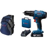 Bosch Gelişmiş 2 Ah Li-Ion Darbeli Matkap ve Mavi Sırt Çantası Seti - Seçenek 1