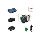 Bosch GLL 18V-120-33 CG 1x4 Ah ProCORE Akülü Yeşil Çizgi Lazer