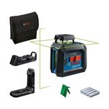 Bosch GLL 2-20 G Çizgi Lazeri 0601065000 Yüksek Görünürlükte 360° Yeşil Lazer Çizgisi