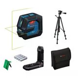 Bosch Gll 20-22 G Yeşil Lazer Terazi Mıknatıslı Ve Tripod Sehpalı Çapraz Çizgili