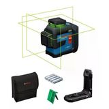 Bosch Gll 80-33 G Yeşil Lazer Terazi 3X360 Derece Mıknatıs Sehpalı