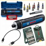 Bosch Go 3 Akülü Vidalama Makinesi ve Bosch 25 Parça Bits Uç ve Aksesuar Seti