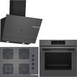 Bosch Gri 3 Lü Ankastre Set 477 ( HJG852YN0T - POP7C9P30O - DWK67PJ70T ) 67CM Ocak - 3D Fry Hava ile Kızartma -