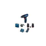 Bosch GSB 120-LI Çift Akülü + 23 Parça Vidalama Seti