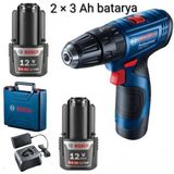 Bosch Gsb 120 Li Darbeli 3 Ah Çift Batarya Akülü Vidalama