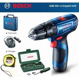 Bosch Gsb 120 Li Darbeli Vidalama (Tek Batarya),bosch 46 Parça Cırcırlı Tornavida Seti ve Metre