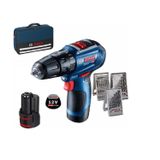 BOSCH GSB 12V-30 AKÜLÜ VİDALAMA + 39 PARÇA SET