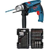Bosch Gsb 13 Re 600 W Darbeli Matkap + 35 Parça Beton Delme Ucu Vidalama Ucu Lokma Seti