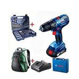 Bosch GSB 180 LI Tek Bataryalı Darbeli Matkap + 103 Parça Uç ve Allen Takımı