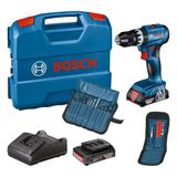 Bosch GSB 185-LI 18 V 2 Ah Tek Akülü Darbeli Matkap Vidalama ve 23 Parça Aksesuar Seti