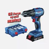 Bosch GSB 185-LI Akülü Darbeli Delme Vidalama(1x18V 2.0 Ah.Akü ve 82 Parça Uç Seti Hediye)