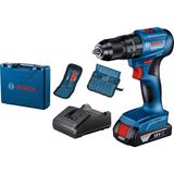 Bosch Gsb 185-li Darbeli Matkap 2 Ah Tek Akü + 23 Parça Aksesuar Seti Yüksek Tork Özelliği