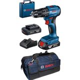 Bosch Gsb 185 Li Darbeli Matkap Vidalama 2 Ah 18 V Kömürsüz Hafif ve Taşınabilir Çanta Hediyeli
