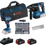 Bosch Gsb 18V-45 Akülü Vidalama + Gbh18v-22 Kırıcı Delici 2X4 Ah Akülü Kombo Set - 0615V0003d