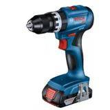 Bosch GSB 18V-45 Çift Akülü 2 Ah Darbeli Vidalama Makinesi + 63 Parça Aksesuar Seti