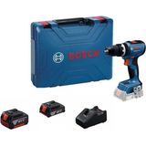 Bosch GSB 18V-65 5 Ah + 2 Ah Akülü Darbeli Matkap
