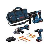 Bosch Gsb 18V-65 + Gws 18V-11 + Gbh 18V-24 C 3X5.0AH
