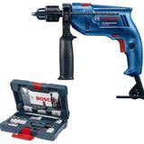 Bosch GSB 550 Profesyonel Darbeli Matkap + X-Line 41 Parça Delme Vidalama Seti – Dayanıklı, Çok Yönlü ve Ergonomik Kullanım