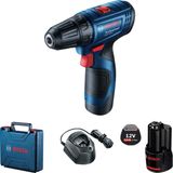 Bosch Gsr 120-Lı Akülü Delme/Vidalama Makinesi 2X2.0ah Çift Akü Şarj Cihazı Plastik Çanta
