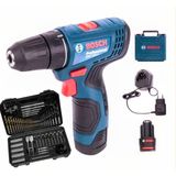 Bosch Gsr 120 Lı Çift Batarya ve Bosch V-Line 103 Parça Vidalama Ucu Seti