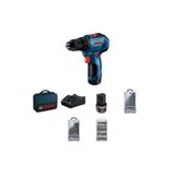 Bosch GSR 12V-30 Akülü Vidalama + 39 Parça Set 2x2 Ah 06019G9001