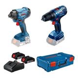 Bosch GSR 180 LI + GDR 18V-160 2x2 Ah Akülü Somun Sıkma Makinesi Seti
