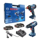 Bosch GSR 180-LI + GDX 180-LI 2x1.5 Ah Şarjlı Matkap