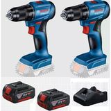 Bosch Gsr 185-Lı Akülü Vidalama İkili Set 18 V 4.0 Ah Akülü