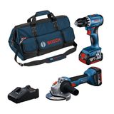 Bosch GSR 18V-45 Akülü Vidalama ve GWS 18V-8 Akülü Taşlama Seti