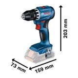 Bosch Gsr 18V-45 Solo Darbesizvidalama (Batarya Veşarj Aleti Dahil Değildir)