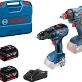 Bosch Gsr 18V-50 Akulu Vidalama + Gdx 180 Somun Sikma (2X5.0ah) Akulu Set