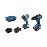 Bosch GSR18V-50 Matkap + Bosch GDX 180-LI Üç Akülü Somun Sıkma Makinesi