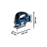 Bosch Gst 18V-155 Bc Dekupaj Testere (2X4a)