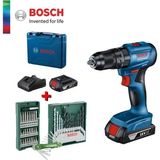 Bosch Güçlü Çift Akülü Darbeli Matkap Seti 41 Parça Vidalama ve Aksesuar - Seçenek 1