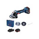 Bosch GWS 180 Li 18 Volt Çift Akülü 2x4 Ah Taşlama Makinesi