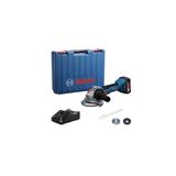Bosch GWS 18V-8 Akülü Taşlama Makinesi (1 x 4.0 Ah Akü; Şarj Cihazı; Takım Çantası; 125 mm)