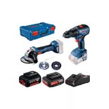 Bosch Gws 18V-8 + Gsr 18V-50 (1X2.0;1X5.0ah) Akülü Avuç Taşlama - Delme/Vidalama Makinesi
