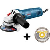 Bosch Gws 750-125 Profesyonel Avuç Taşlama 750W + Elmas Testere Seti - Seçenek 1