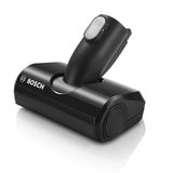 Bosch Hausgeräte Bosch mini turbo başlık BHZUMP zor ulaşılan yerler için, tüm kablosuz sınırsız akülü elektrikli süpürgeler için uygundur, araç içi temizleme, turbo fırça, güç başlığı, aksesuar, siyah