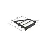 Bosch Hava Filtresi F026400453 Honda Cıvıc Ix 1.6 I-Dtec 13=>, 2.2 I-Dtec 12=>, Cıvıc Ix 1.6 I-Dtec Tourer