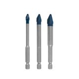 Bosch Hex-9 Sert Seramik Ve Cam Delme Ucu 3Lü Set
