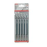 Bosch Hızlı Kesim Serisi Ahşap İçin T 344 D 5 Li Paket Dekupaj Testeresi Bıçağı