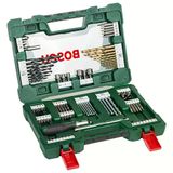 Bosch Home And Garden Accessories 91 Adet V-Line Titanyum Matkap Ve Uç Seti (Ahşap, Taş Ve Metal İçin, Cırcırlı Tornavida Ve Manyetik Çubuk D