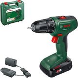 Bosch Home And Garden Easydrill 18V-38 Akülü Vidalama Makinesi (1 Akü 2,0 Ah, 18 Volt Sistem, Çanta - Renkli