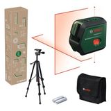 Bosch Home and Garden UniversalLevel 2 Çapraz Çizgi Lazeri Set (Tripod, 2 x pil (AA), Yumuşak Saklama Çantası ile)