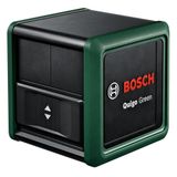 Bosch Home & Garden Quigo Green Çizgi Lazer (Daha İyi Görünürlük için Yeşil Lazer Teknolojisi, +/- 0,6 mm/m'lik iyileştirilmiş hassasiyet ve 12 m'ye kadar çalışma aralığı)