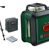 Bosch Home & Garden UniversalLevel 360 Çapraz Çizgi Lazeri (24m Çalışma Alanı,360° Yatay Çizgi ile Hizalama, +- 0,4 mm Hassasiyet,4 sn. Nivelman Süresi, 4xAA Pil,1,5 mm Alüminyum Sehpa,Koruma Çantası)