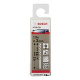 Bosch Hss Co Kobaltlı 10 Adet 3 mm Matkap Ucu